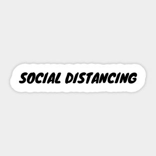 social distancing Sticker